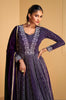 Wine Color Readymade Indian Partywear Anarkali