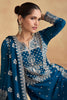 Rama Coluer Partywear Chinon Kurta Palazzo Set