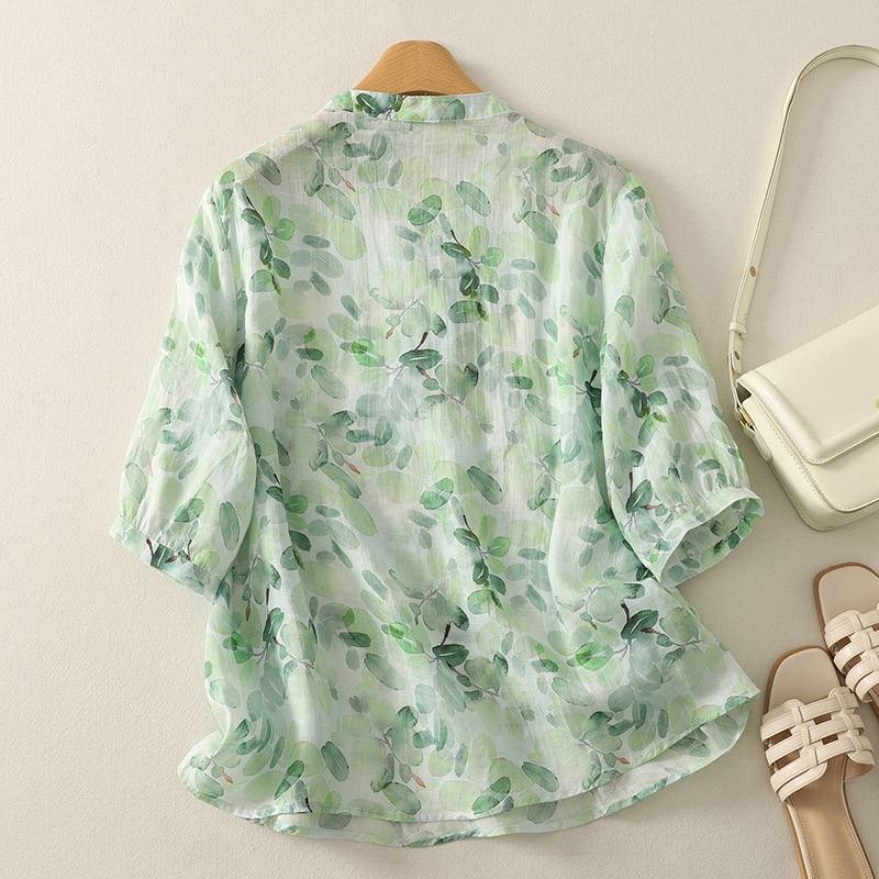 Pure Cotton Printed Half Sleeve Casual Shirt