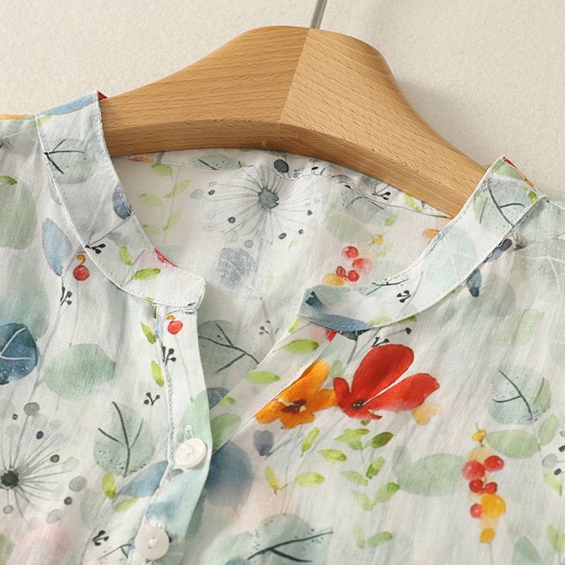 Pure Cotton Printed Half Sleeve Casual Shirt