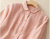 Pure Cotton Beautiful Pleated designer Shirt