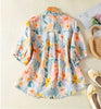 Pure Cotton Light Pink Floral Shirt for Women