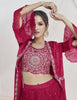 Beautiful Designer Embroidery Work Reday To Wear Lehngha Suit