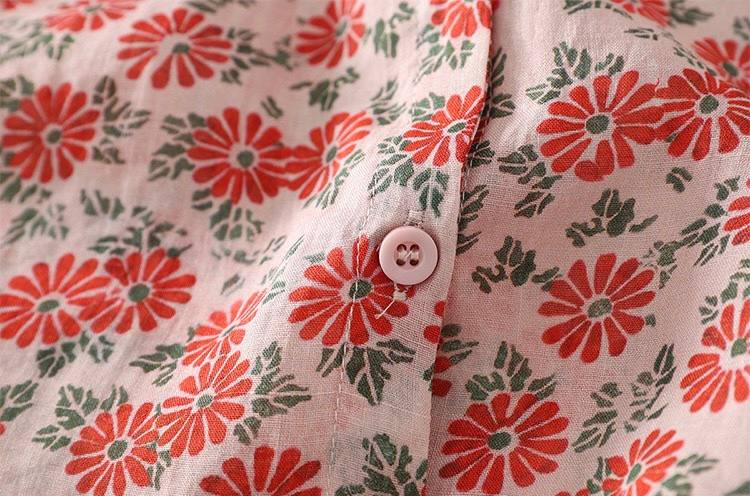 Floral Shirt in 100% Cotton Comfortable & Stylish