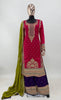 Heavy Vichitra Silk Fabric Partywear Salwar Plazzo Suit