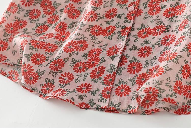 Floral Shirt in 100% Cotton Comfortable & Stylish