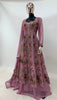 Partywear Viscose Silk Embroidery Lehenga Gown Suit