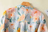 Pure Cotton Light Pink Floral Shirt for Women