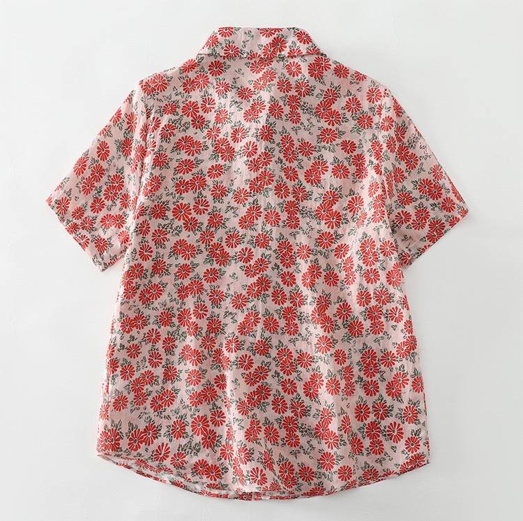 Floral Shirt in 100% Cotton Comfortable & Stylish