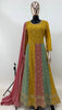 Beautiful Yellow Color Readymade Indian Partywear Anarkali Dress
