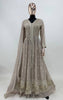 Beige Colour Partywear Embroidery Anarkali Dress