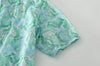 Sky Blue Pure Cotton Floral Shirt – Women’s Casual Wear