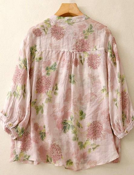 Women’s Digital Printed Pure Cotton Casual Shirt