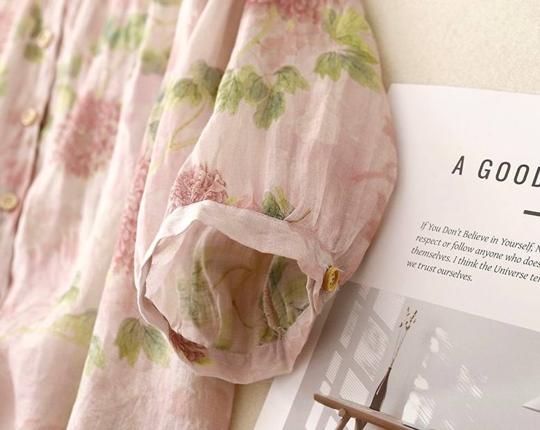 Women’s Digital Printed Pure Cotton Casual Shirt