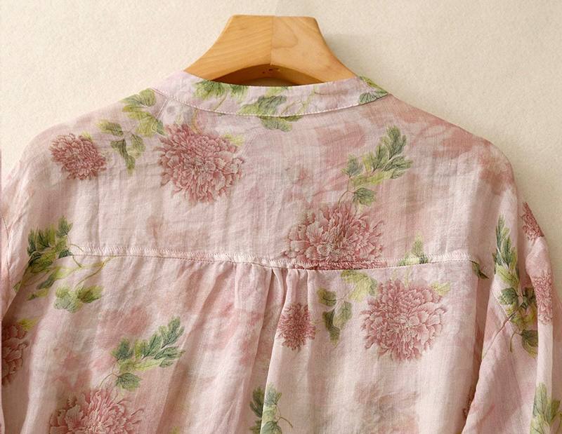 Women’s Digital Printed Pure Cotton Casual Shirt