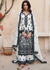 Black And White Chikankari Kurta With Palazzo Salwar Suit Set