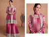 Pink Color Chinon Base Party Wear Sharara Suit