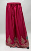 Dream Pink Palazzo Pants with Vibrant Floral Embroidery Suit Dress