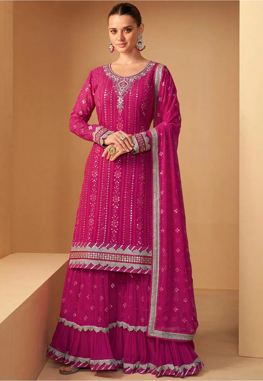 Rani Colure Georgette Salwar Kameez Sahara Dress