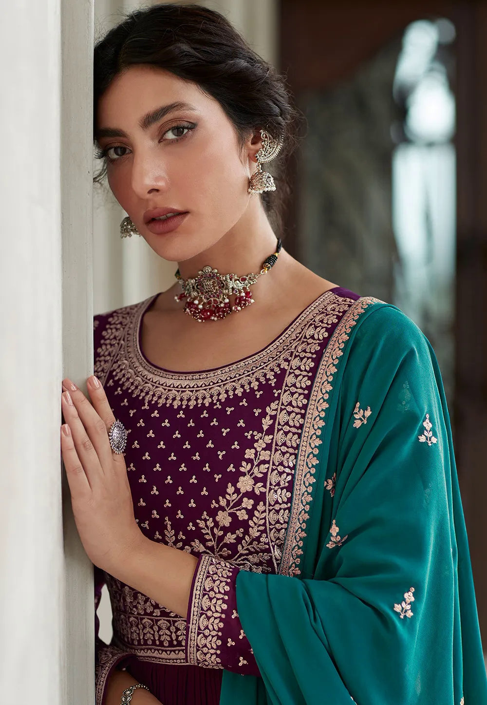 Amazon.com: Ready to Wear Salwar Kameez Lehenga palazzo Salwar Kameez Suit  for Womens Stitched dress (Choice 1, Customize stitch) : Clothing, Shoes &  Jewelry