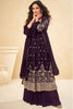 Naira Cut Coffee Coluer Partywear Anarkali Dress Suit