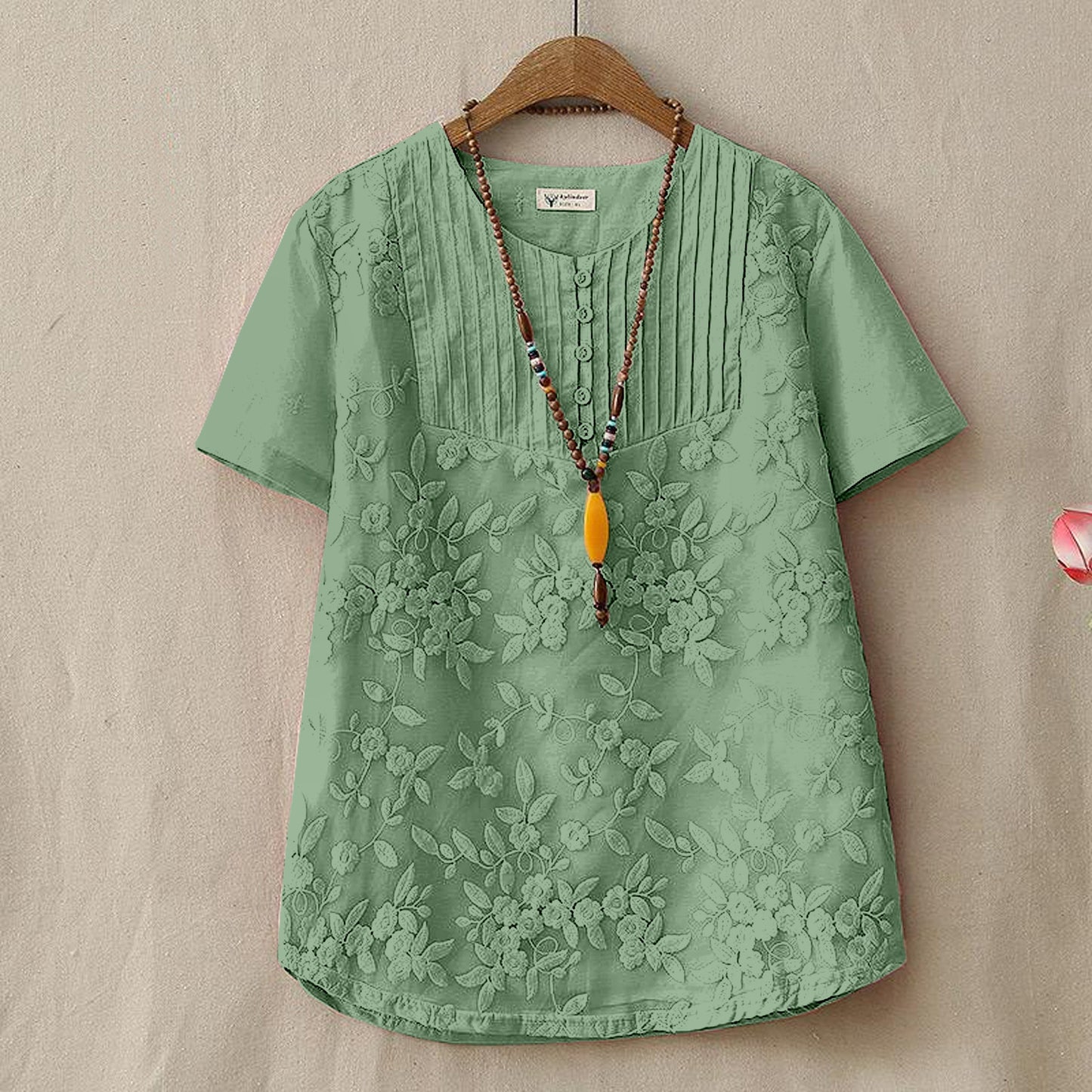 Embroidery Casual Wear Stylish Top